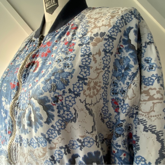 Free People Paisley Bomber Jacket - XS - Picture 6 of 11
